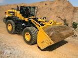 New Wheel Loader on Job Site Working